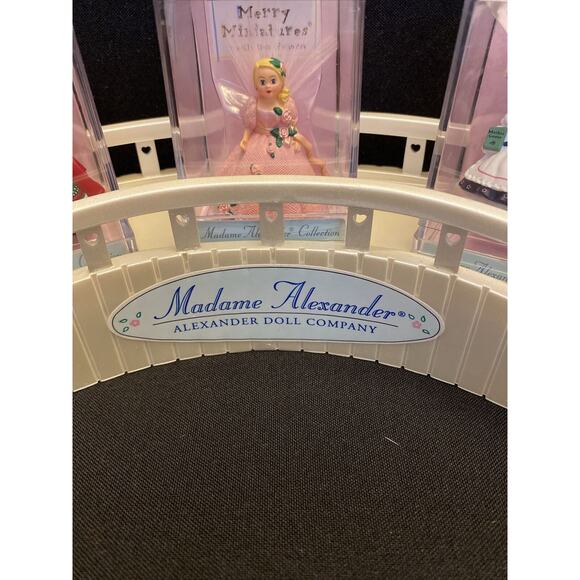 Madame Alexander “Merry Miniatures” Display Base & 7 Keepsake Collection Dolls - Picture 3 of 16